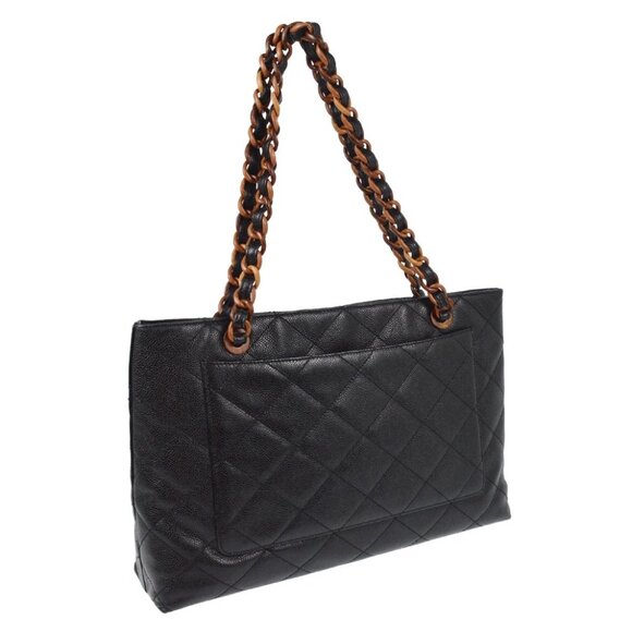 Chanel Black Calfskin Shoulder Tote Bag XX40154 - Picture 3 of 8
